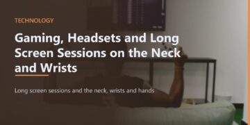 Gaming, Headsets and Long Screen Sessions on the Neck and Wrists